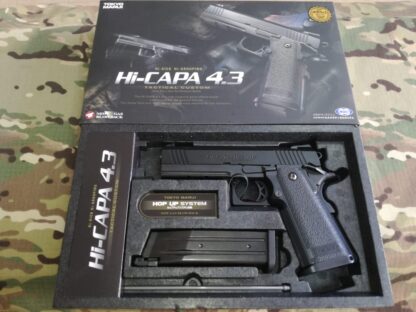 REPLICA GBB PISTOLA HI-CAPA 4.3 TOKYO MARUI NEGRA