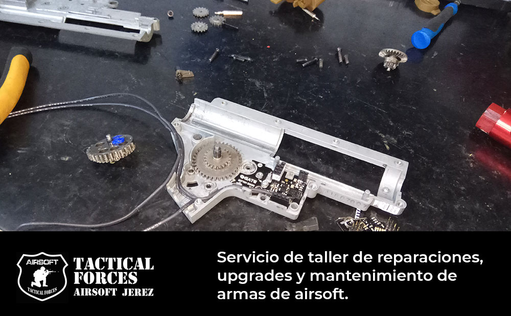 Guía completa de upgrades para réplicas eléctricas de airsoft