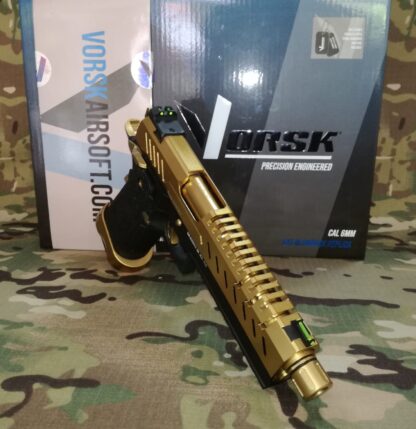 HI-CAPA 5.1 GAS GBB REPLICA NEGRO / DORADO 1.0J - Imagen 6