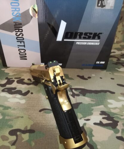 HI-CAPA 5.1 GAS GBB REPLICA NEGRO / DORADO 1.0J - Imagen 5