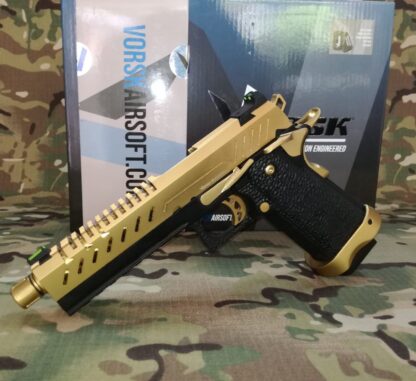 HI-CAPA 5.1 GAS GBB REPLICA NEGRO / DORADO 1.0J - Imagen 4