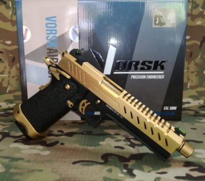 HI-CAPA 5.1 GAS GBB REPLICA NEGRO / DORADO 1.0J - Imagen 2