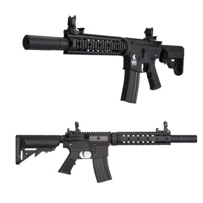 Réplica AEG LT-15 GEN2 M4 SD full pack negra