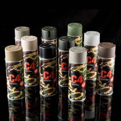 Pintura Spray de color C4 Mil Grade TAN - Imagen 3
