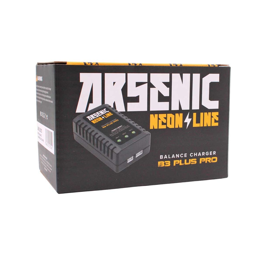 CARGADOR BATERIA ARSENIC BALENCEADOR PRO B3 PLUS LIPO LI ION 7.4V 11.1V 20W NEGRO - Imagen 5