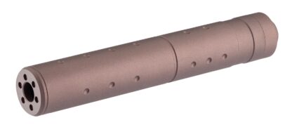 Silenciador de aluminio 195mm 14mm CCW FDE