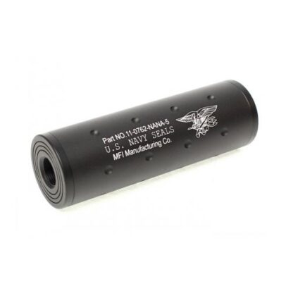 EXTERNO SILENCIADOR CORTO STUBBY FMA NAVY SEALS NEGRO