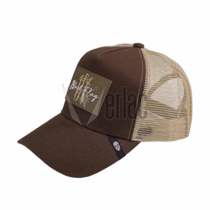 GORRA CORSO REJILLA BLACK FLAG TAN