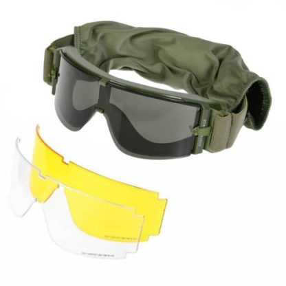 gafas pantalla delta tactics 3 lentes estilo 800 verde od