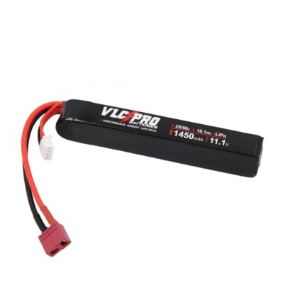 BATERIA VLC PRO LIPO 11.1V 1450MAH 25C/50C 1 STICK T-DEAN NEGRA