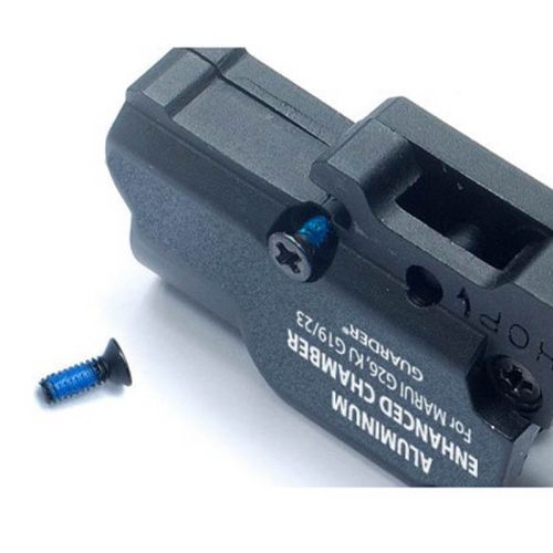 interno camara hop up glock guarder tokyo marui g26 kj works g19/g23 aluminio - Imagen 4