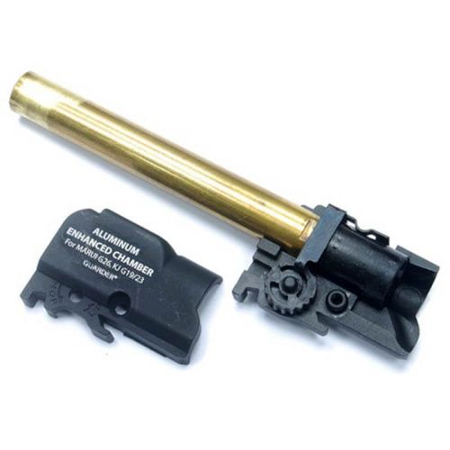 interno camara hop up glock guarder tokyo marui g26 kj works g19/g23 aluminio - Imagen 3