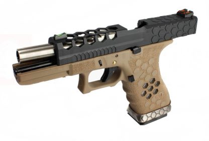 GBB VX0111 corte hexagonal Bronceado/Negro - Imagen 4
