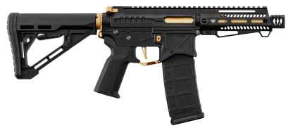 Réplica R15 mod 1 Zion Arms guardamanos corto negro y dorado - Imagen 3