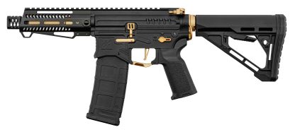 Réplica R15 mod 1 Zion Arms guardamanos corto negro y dorado - Imagen 4