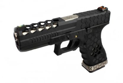 Réplica GBB VX0101 corte hexagonal Full negro - Imagen 5