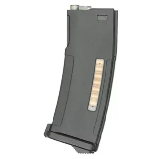 CARGADOR REPLICA MIDCAP M4 BATTLEAXE ESTILO PMAG PTS POLIMERO 150 BBS NEGRO