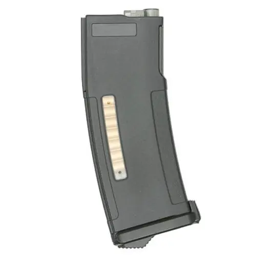 CARGADOR REPLICA MIDCAP M4 BATTLEAXE ESTILO PMAG PTS POLIMERO 150 BBS NEGRO - Imagen 3