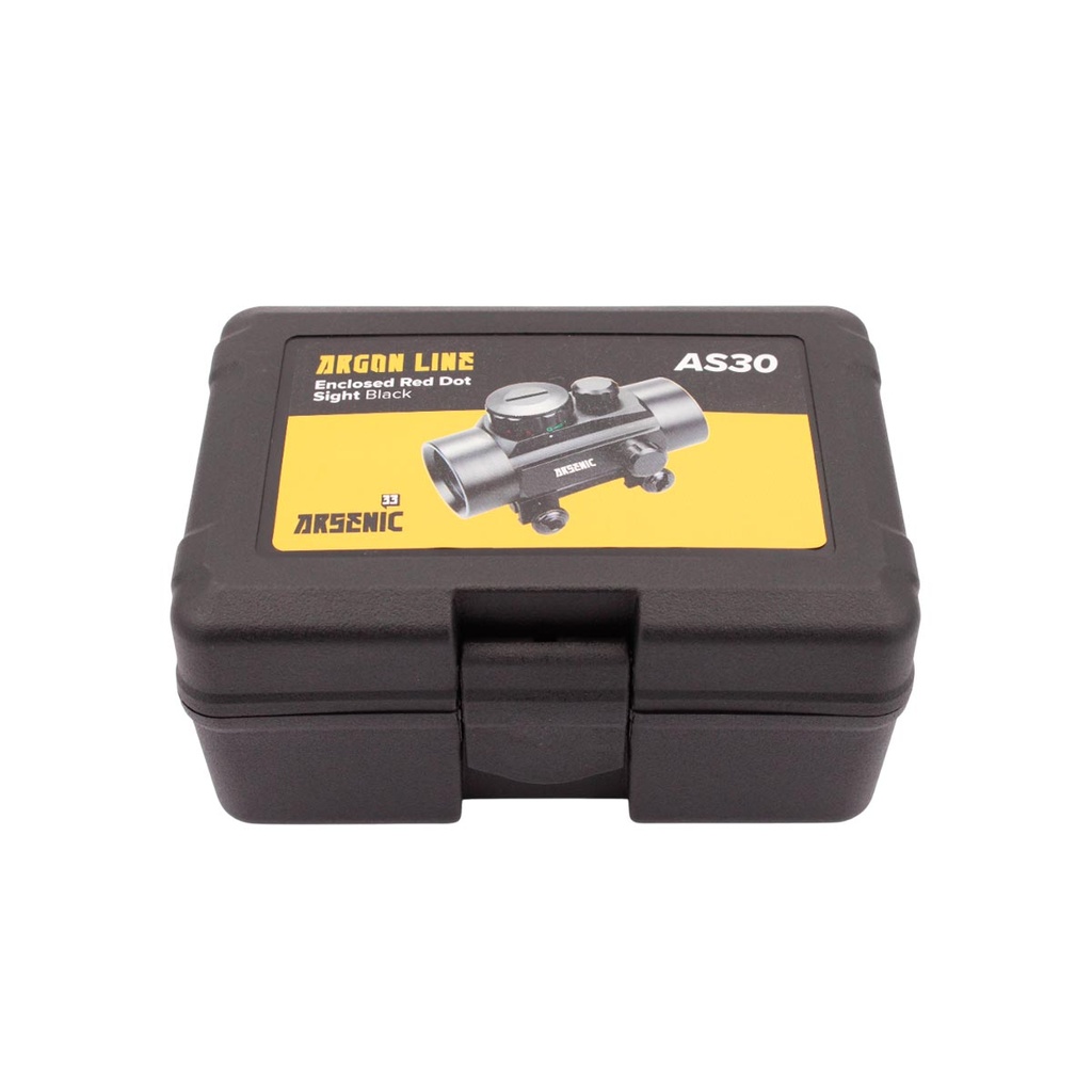 VISOR ARSENIC ARGON RED DOT 1X30 AS30 NEGRO - Imagen 2