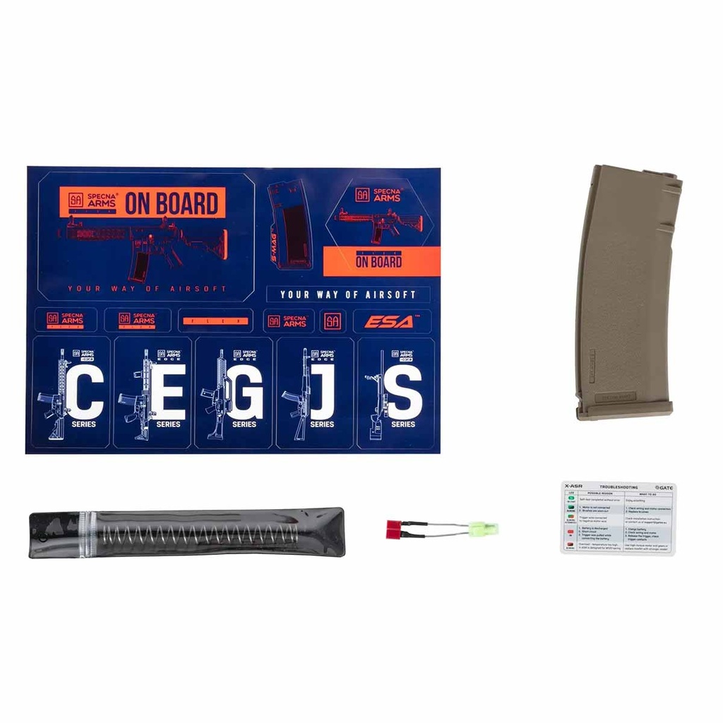 FUSIL SPECNA ARMS SA-F08 FLEX GEN.2 HAL NEGRO-TAN - Imagen 16