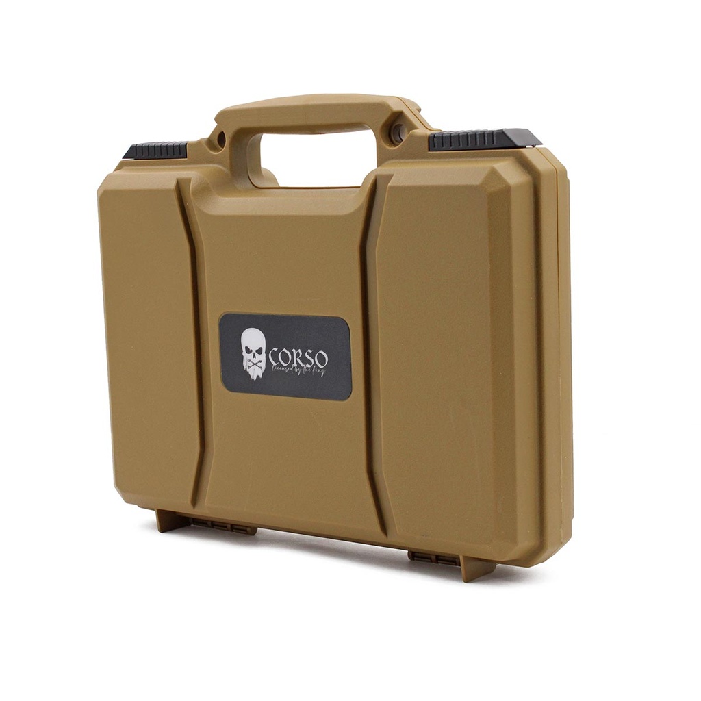 MALETIN PISTOLA CORSO RIGIDO CORSAIR MK1 29CM COYOTE - Imagen 2